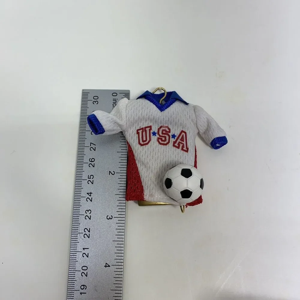 GET YOUR KICKS USA SOCCER Jersey and Ball Hallmark Keepsake Ornament Dated 2006